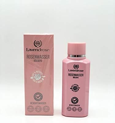 LAVENDROSE rose water 250ml 100% natural vegan, real tonic Organic natural cosmetics Rose Water for face, body, skin & lips natural rose hydrolate