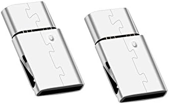 Augustwxl USB-C to Micro USB Adapter, Converts USB Type-C input to Micro USB, OTG Compatible,Works with MacBook, ChromeBook Pixel, Nexus 5X, Nexus 6P, Nokia N1, OnePlus 2 and More (2 Pack)