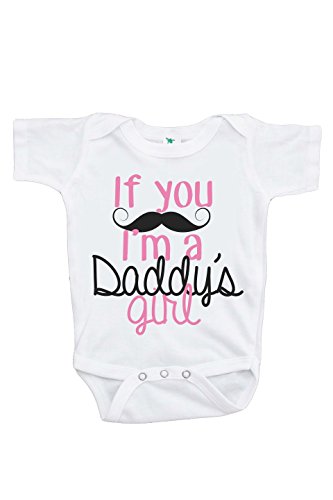 Custom Party Shop Baby Girls' Novelty Father's Day Onepiece 3-6 Months Pink