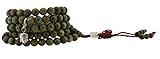 Tibetan Elastic 8mm Sandalwood Scented 108 Prayer Beads Wrap Bracelet Mala with Removable Charms