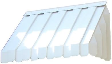 Americana Building Products Aluma Vent Louvered End Style Awning, 22 by 22 by 50-Inch