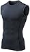 TM-MUA05-CHC_Large Tesla Men's R Neck Sleeveless Muscle Tank Dry Compression Baselayer MUA05