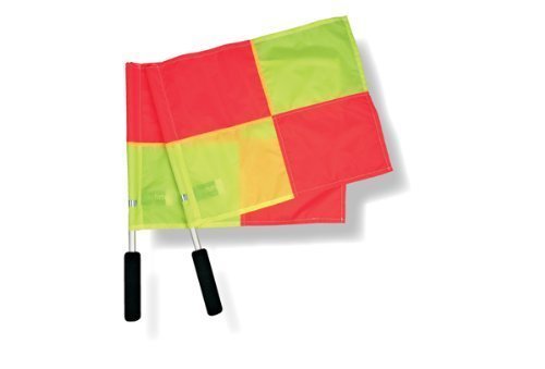 BARGAIN HOUSE Ali Handle Linesmen Flags A3169 Red Yellow Red Yellow Referee Referee Flag The Referee Flag Football Training Dedicated - Thumbnail 3