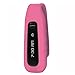 MDW 3 Pcs Silicon Clip For Fitbit One New Version Replacement Clip Accessory Pack For Fitbit ONE Anti Slip Off and Improved Cap Design-Green,Pink,Teal