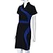 Womail Women Vintage Business Casual Party Pencil Sheath Dress (S, Blue)