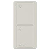 Lutron On/Off Switching Pico Remote for Caseta Smart Home Switch | PJ2-2B-GLA-L01 | Light Almond