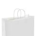 GSSUSA Large Paper Bags with Handles Bulk 16x6x12 inch 25pcs White, Gift Bags, Bags for Small Business, Paper Shopping Bags, Shopping Bags for Boutique, Merchandise, Food Service Take Out