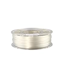 eSUN 3D 1.75mm PETG, filamento natural 1 kg (2.2lb), filamento para impresora PETG 3D semitransparente 1.75 mm natural
