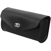 EXCELSIOR INTERNATIONAL Motorcycle Windshield Bag | Durable Leather Pouch with Secure Closure | Universal Fit | Spacious &amp; Weather-Resistant Design