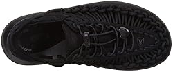 KEEN womens UNEEK Sandal , Black/Black , 8 M US
