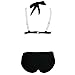 Hot Sale! Women Bikini Set,Canserin Women's Print Bandage Sexy Swimwear Black Two-piece Swimsuit Beach Wear (M, Black)
