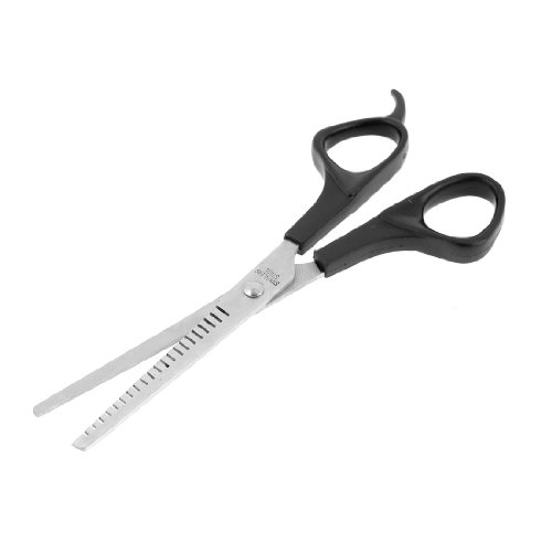 uxcell Silver Tone Black Hairdresser Barber Hair Cutting Thinning Scissors Shears