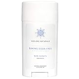 Baking Soda Free Natural Deodorant - For Women & Men by Explore Naturals - Paraben, Phthalate, Sulfate & Cruelty Free - Multiple Scents Available, Made in the USA (Unscented)