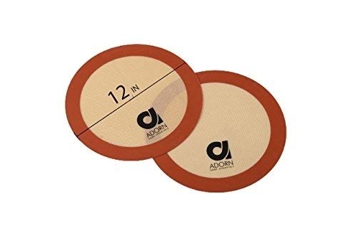 Adorn Home Essentials| Professional Non-stick Silicone Baking Mats| 2- Pack, Round 12" Liner Baking Sheets