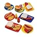 Constructive Playthings Lunch Time Favorites Play Food for Kids, 46 Piece Complete Set