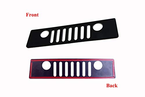 AutoMotor Black 3rd Brake Light Cover Stainless Steel Jeep Wrangler 2007-2017 Jeep Wrangler Unlimited JK JKU Rubicon Sahara Sport - Thumbnail 3