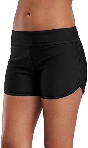 vivicoco Women's Boyleg Swim Shorts Full Coverage Tankini Bottom Ladies Swimwear