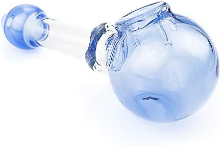 SZZX 2019 Newest Portable Pipe, 5 Inch Handmade Art Collection Glass Tube(Transparent Blue)