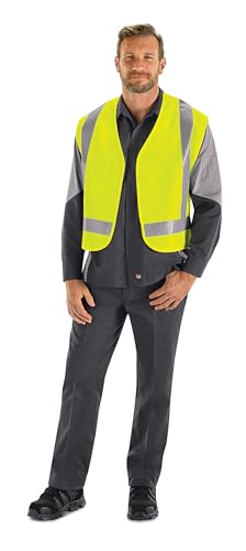 Red Kap Men's Lightweight Crew Pant, Charcoal, 44W x 32L