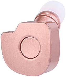 Mini Bluetooth Earphones Wireless Headphones with Mic Handsfree Headset Earbuds in Ear Earpiece for iPhone Samsung LG HTC Mobile iPad Tablets (Rose Gold)