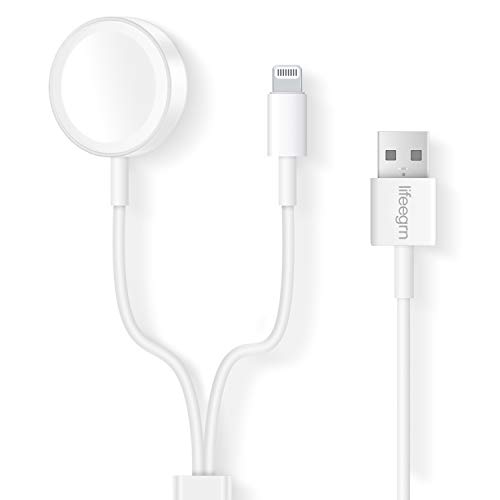 Compatible with iWatch Apple Watch Charger, 2 in 1 iPhone Charger Portable Cable Compatible with for Apple Watch Series 4/3/2/1/iPhoneXR/XS/XS Max/X/8/8Plus/7/7Plus/6/6Plus/iPad4/iPad Air/Mini/airpod - Thumbnail 7