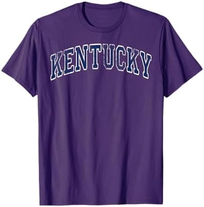 Amazon.com: Kentucky KY T-Shirt Vintage Sports Design Retro