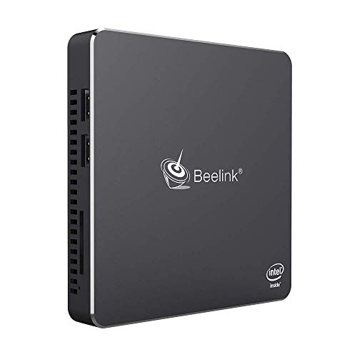 Mini Computer,Beelink T45 Fanless Mini PC Desktop 8GB DDR3/128GB SSD Ultra-Thin Windows 10 Intel Celeron J4205 Processor (up to 2.6GHz),Dual HDMI,2.4G+5.8G Dual WiFi,Gigabit Ethernet,BT 4.0
