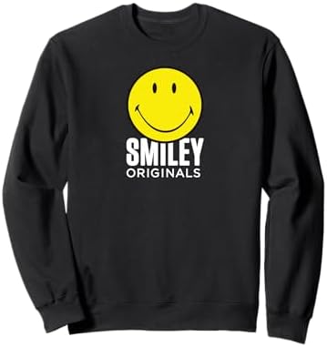 Amazon.com: Smiley Originals Happy Face Smile Yellow Sweatshirt