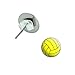 Water Polo Water Polo Ball Novelty Silver Plated Stud Earrings
