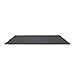 Pet Food Mat for Dogs and Cats Premium Grade Black Silicone Easy to Clean Indoor and Outdoor Use, 23.5 x .4 x 15.5 Inches