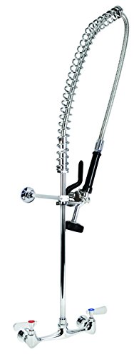 BK Resources WorkForce Series BK-BKF-LF-VSMPR-WB-G 8" Value Splash (Wall) Mount Lead Free Pre-Rinse with Low-Flow Spray Head NSF & CSA Approved - Thumbnail 2