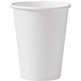 Solo 412WN-2050 12 oz White SSP Paper Hot Cup (Case of 1000)