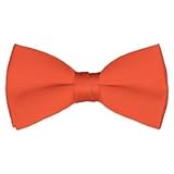 Tuxedo Park Boy's Wrap-Around Band Satin Bow Ties / Bowties (Coral)
