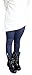 Kids Toddlers Cotton Fleece Lined Fake Jean Legging Pants with Bowtie Lace Border