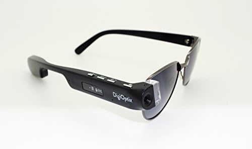DigiOptix 8GB Smart Glasses with changeable Sunglasses Frame (Polarized lense) 1080P HD Camera Video Glasses Bluetooth for Smart Phone Hand-free control