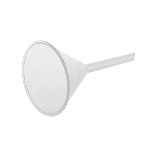 UEETEK 5 Pcs 60ml Multipurpose Plastic Lab Funnels Laboratory Clear White Plastic Filter Funnel - Thumbnail 2