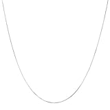 Silver Masters 925 Sterling Silver Necklace Box Chain - Super Thin & Strong -