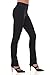 Rekucci Women's Ease into Comfort Stretch Slim Pant (6, Black)