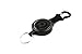 Rel Heavy Duty Retractable Key Reel with Kevlar Cord, Aluminum Carabiner and Split Ring