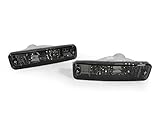 DEPO 1988-1989 Honda CRX/CR-X Crystal Smoke Front Bumper Signal Lights.