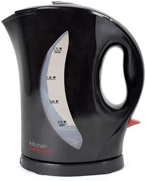 Kitchen Perfected 2000W 1.7L Electric Cordless Kettle, Dual Water Level Windows with Cup Indicators