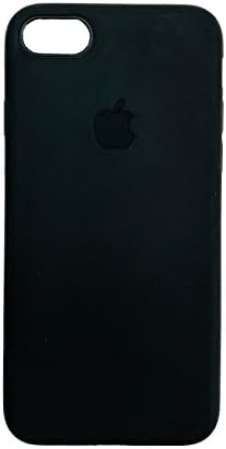 PIVCO Premium Original Silicone Case and Cover for iPhone 8 (Colour: Black)
