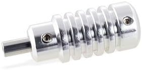 Silver Tattoo Notched Aluminum Grip, 1" Thick