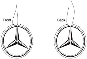 Mercedes Car Logo Air freshener (Buy3, Get 1 Free)