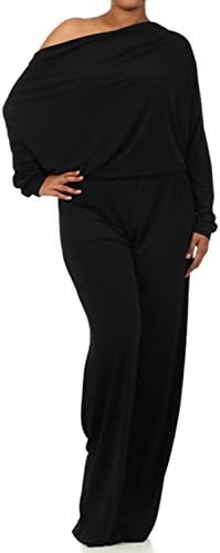 Plus Multi Way Reversible Plunging Convertible Off Shoulder Jumpsuit 2X