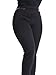 Chicwe Women's Stretch Plus Size Pull On Skinny Pants With PU Waist Trim US14-26