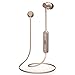 Fozento Bluetooth Headphones, Wireless Bluetooth V4.2 Magnetic Sports Earphones w/Mic IPX5 Waterproof Stereo Sweatproof Earbuds for Gym Running Workout 6 Hours Battery Noise Cancelling Headsets (Gold)