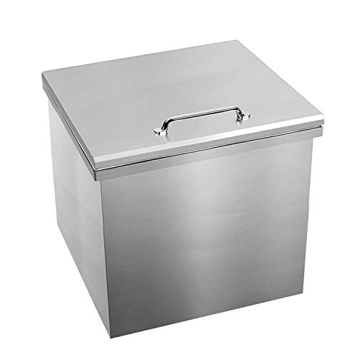 Karpevta Dropin Ice Chest Stainless Steel Outdoor Drop In Ice Chest W14D20.5H12.5 Inch with