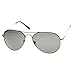 zeroUV Polarized Classic Metal Aviator Sunglasses (Gunmetal)