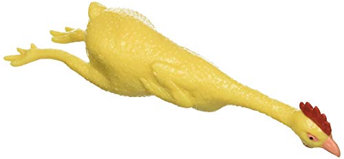 Rhode Island Novelty 1Dozen-8 Inch Stretchable Rubber Chicken